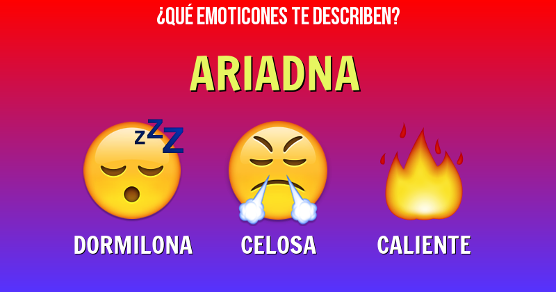 Que emoticones describen a ariadna - Descubre cuáles emoticones te describen