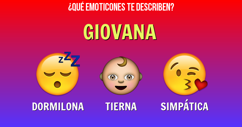 Que emoticones describen a giovana - Descubre cuáles emoticones te describen