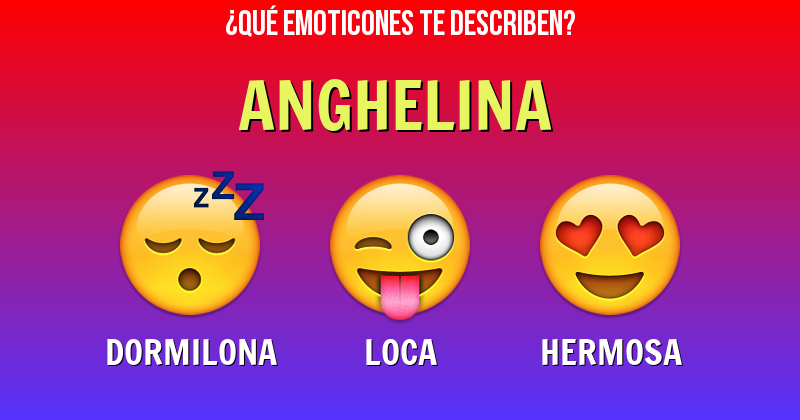 Que emoticones describen a anghelina - Descubre cuáles emoticones te describen