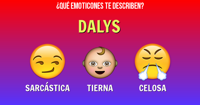 Que emoticones describen a dalys - Descubre cuáles emoticones te describen