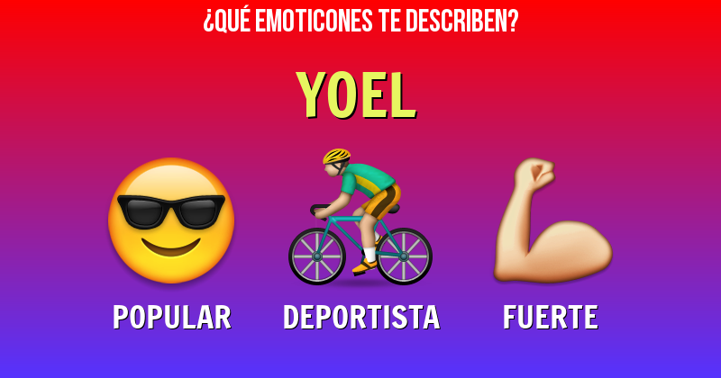 Que emoticones describen a yoel - Descubre cuáles emoticones te describen