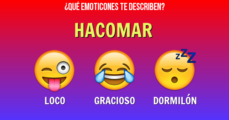 Que emoticones describen a hacomar - Descubre cuáles emoticones te describen