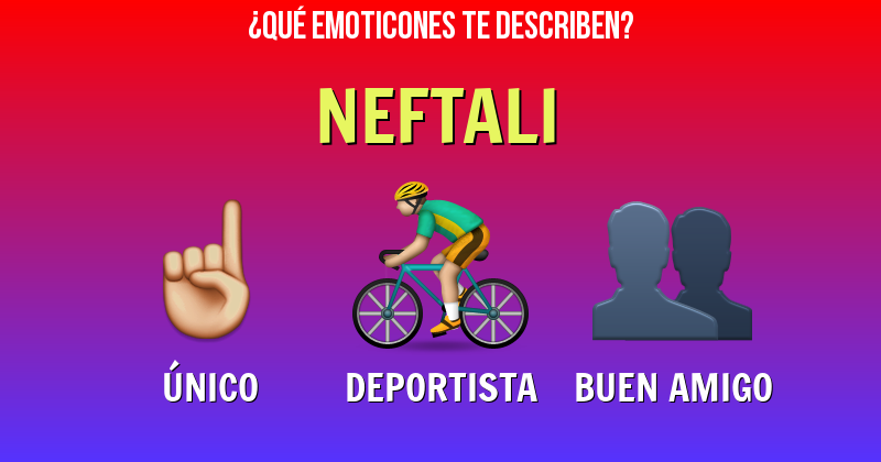 Que emoticones describen a neftali - Descubre cuáles emoticones te describen