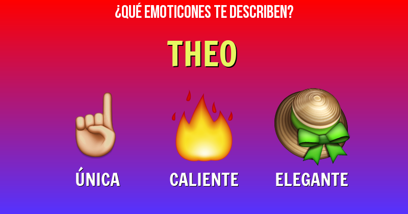 Que emoticones describen a theo - Descubre cuáles emoticones te describen
