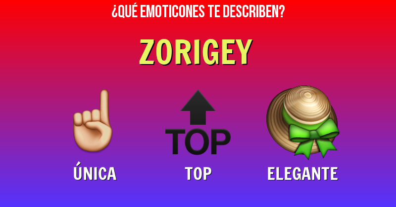 Que emoticones describen a zorigey - Descubre cuáles emoticones te describen