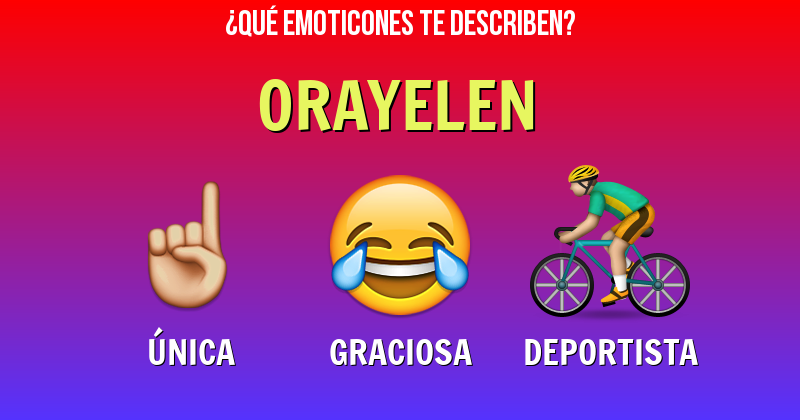 Que emoticones describen a orayelen - Descubre cuáles emoticones te describen
