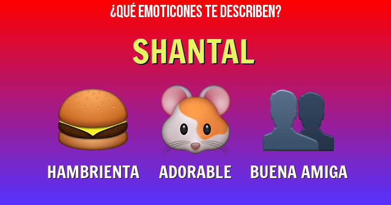 Que emoticones describen a shantal - Descubre cuáles emoticones te describen