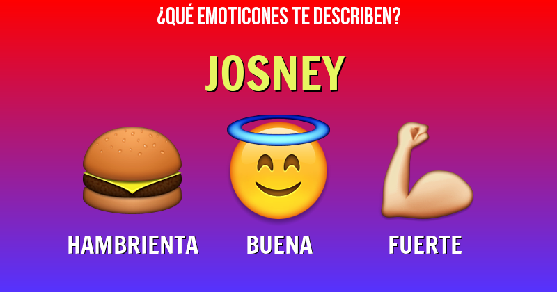 Que emoticones describen a josney - Descubre cuáles emoticones te describen