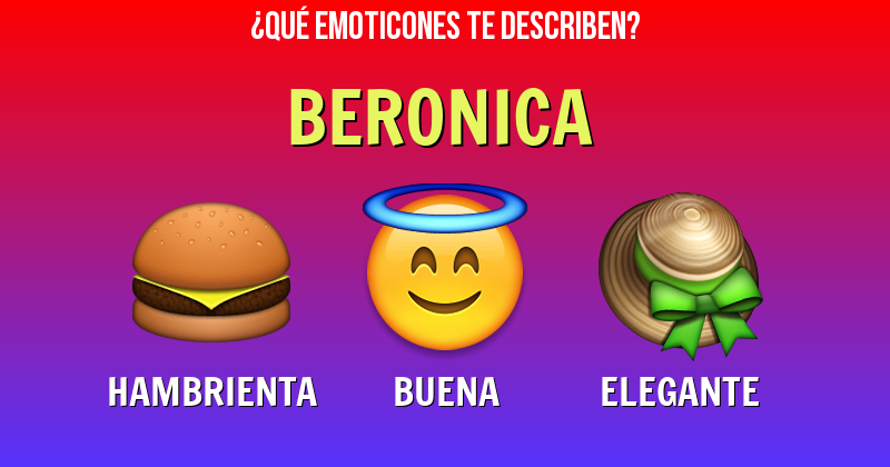 Que emoticones describen a beronica - Descubre cuáles emoticones te describen