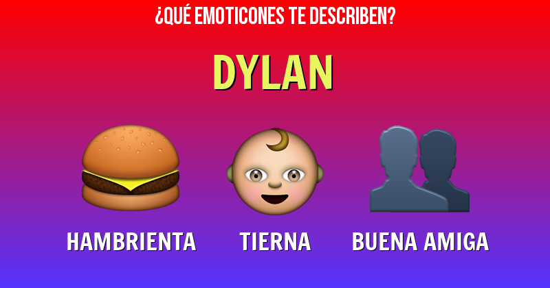 Que emoticones describen a dylan - Descubre cuáles emoticones te describen