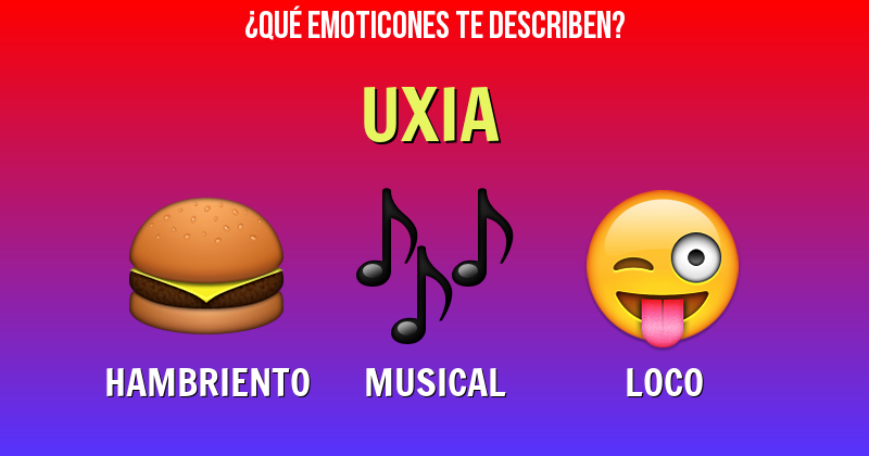 Que emoticones describen a uxia - Descubre cuáles emoticones te describen