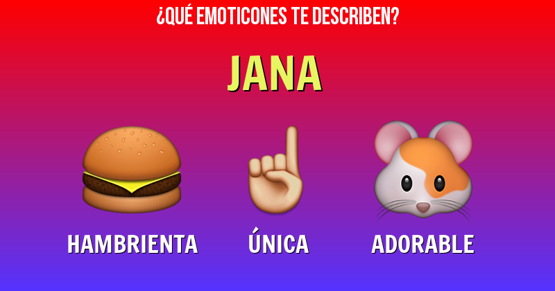 Que emoticones describen a jana - Descubre cuáles emoticones te describen