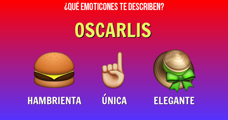 Que emoticones describen a oscarlis - Descubre cuáles emoticones te describen