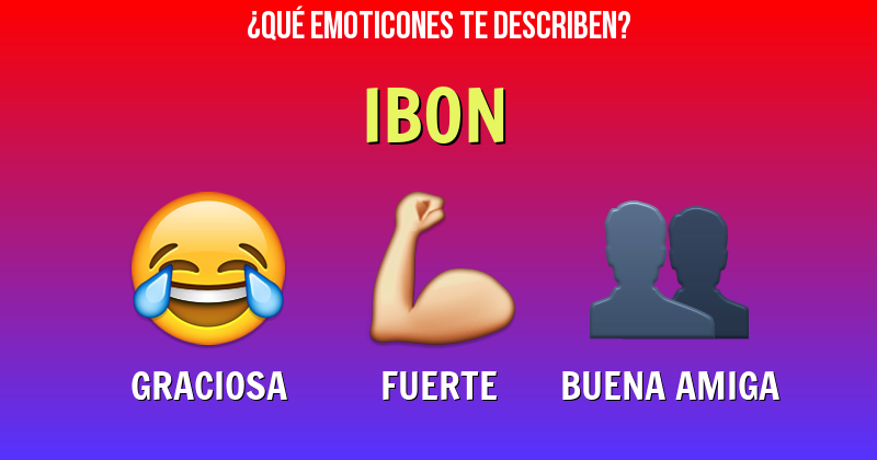 Que emoticones describen a ibon - Descubre cuáles emoticones te describen