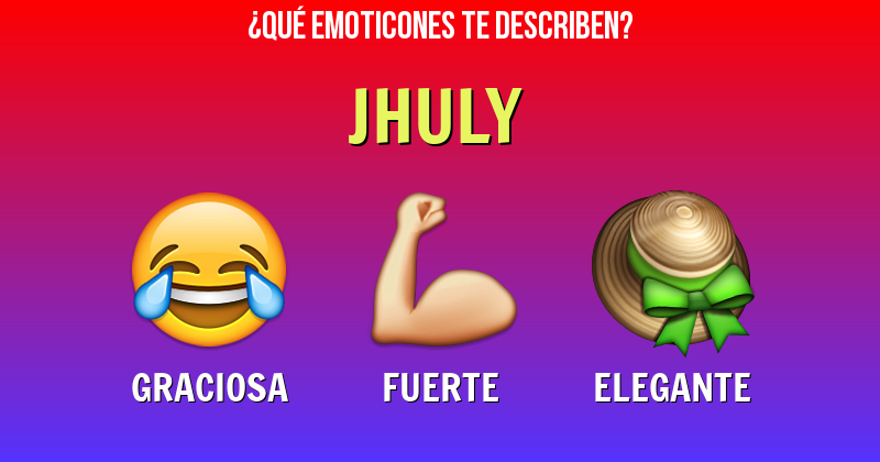 Que emoticones describen a jhuly - Descubre cuáles emoticones te describen