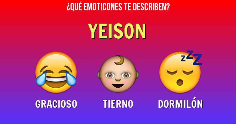 Que emoticones describen a yeison - Descubre cuáles emoticones te describen