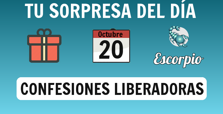 Sorpresa del día para: Escorpio - Descubre la tuya!