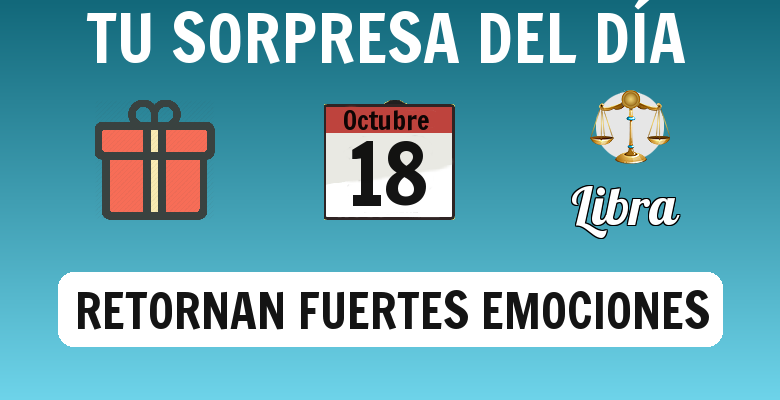 Sorpresa del día para: Libra - Descubre la tuya!
